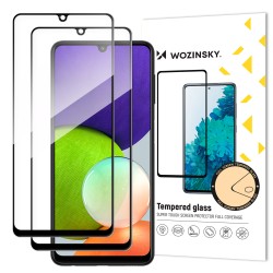 Wozinsky 2x Tempered Glass Full Glue Super Tough Screen Protector Full Coveraged with Frame Case Fr