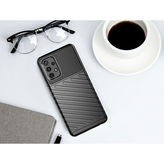 Thunder Case Flexible Tough Rugged Cover TPU Θήκη Για Samsung Galaxy A32 4G Μπλε