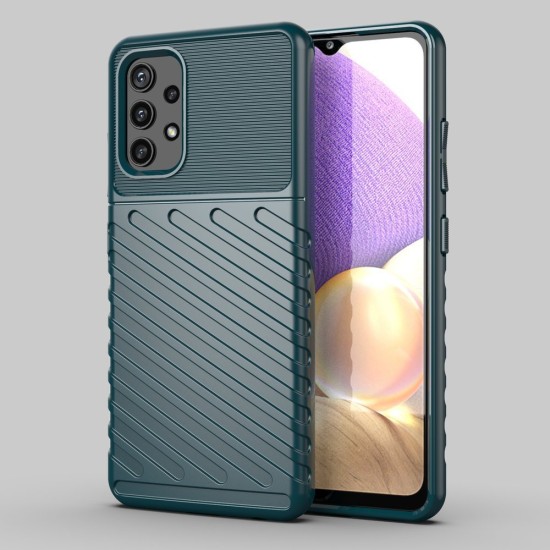 Thunder Case Flexible Tough Rugged Cover TPU Θήκη Για Samsung Galaxy A32 4G Μπλε