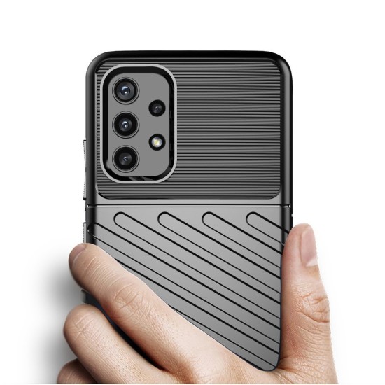 Thunder Case Flexible Tough Rugged Cover TPU Θήκη Για Samsung Galaxy A32 4G Μπλε