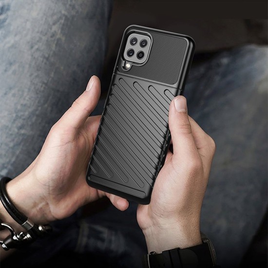 Thunder Case Flexible Tough Rugged Cover TPU Θήκη για Samsung Galaxy A22 5G Μπλε Thunder Case Flexible Tough Rugged Cover TPU Θήκη για Samsung Galaxy A22 5G Μπλε