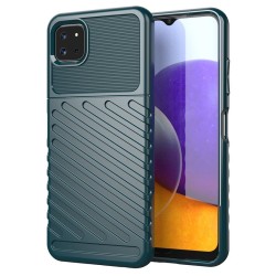 Thunder Case Flexible Tough Rugged Cover TPU Θήκη για Samsung Galaxy A22 5G Πράσινο