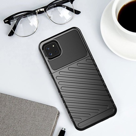 Thunder Case Flexible Tough Rugged Cover TPU Θήκη για Samsung Galaxy A22 5G Πράσινο Thunder Case Flexible Tough Rugged Cover TPU Θήκη για Samsung Galaxy A22 5G Πράσινο