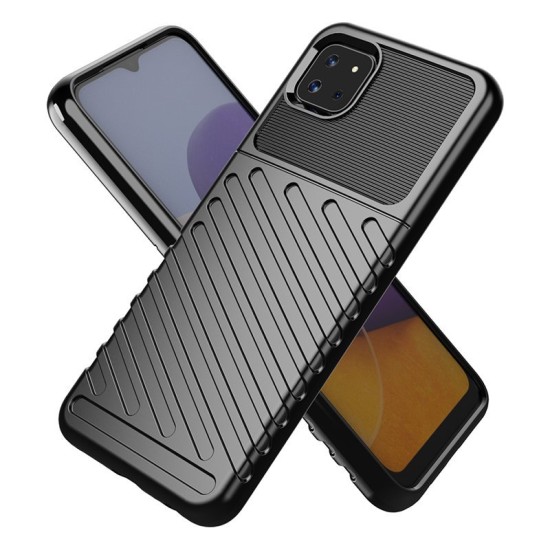 Thunder Case Flexible Tough Rugged Cover TPU Θήκη για Samsung Galaxy A22 5G Πράσινο Thunder Case Flexible Tough Rugged Cover TPU Θήκη για Samsung Galaxy A22 5G Πράσινο
