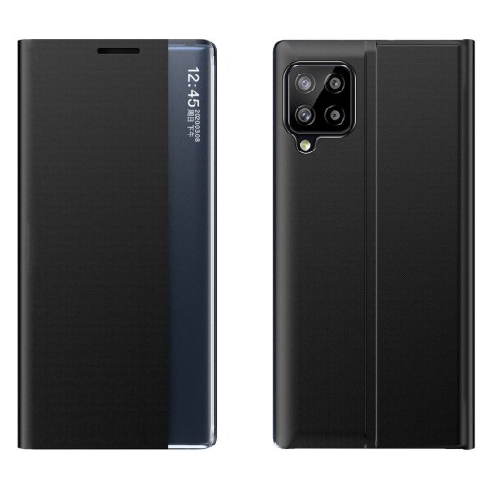 Hurtel Sleep Book Δερματίνης / Πλαστικό (Galaxy A22 4G) Μαύρο Hurtel Sleep Book Δερματίνης / Πλαστικό (Galaxy A22 4G) Μαύρο