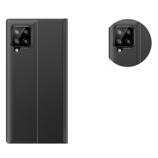 Hurtel Sleep Book Δερματίνης / Πλαστικό (Galaxy A22 4G) Μαύρο Hurtel Sleep Book Δερματίνης / Πλαστικό (Galaxy A22 4G) Μαύρο
