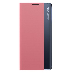 Hurtel Sleep Book Δερματίνης / Πλαστικό (Galaxy A22 4G) Ροζ