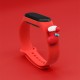 Strap Xmas replacement band strap for Xiaomi Mi Band 6 / Mi Band 5 Christmas holidays (sock) Κόκκιν