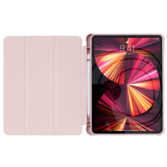 Stand Tablet Case Smart Cover case for iPad Air 2020/2022 with stand function pink