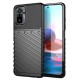 Thunder Case Flexible Tough Rugged Cover TPU Θήκη Για Xiaomi Redmi 10 μαύρο