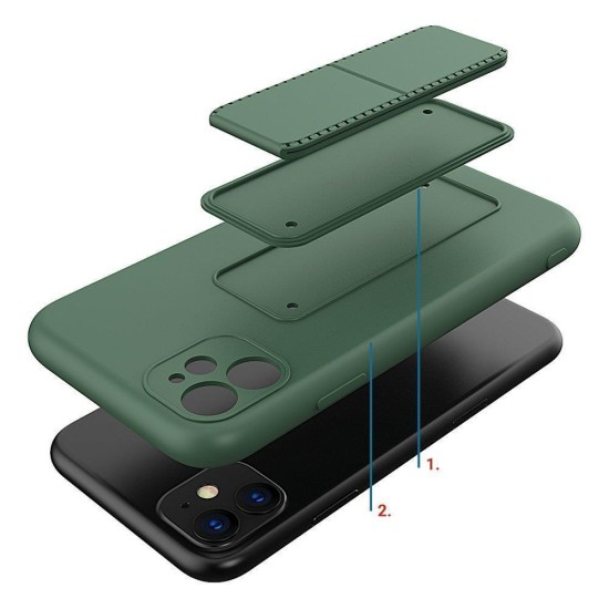 Θήκη Wozinsky Kickstand Case flexible silicone cover with a stand Samsung Galaxy A12 Ανοιχτό Μπλε Θήκη Wozinsky Kickstand Case flexible silicone cover with a stand Samsung Galaxy A12 Ανοιχτό Μπλε