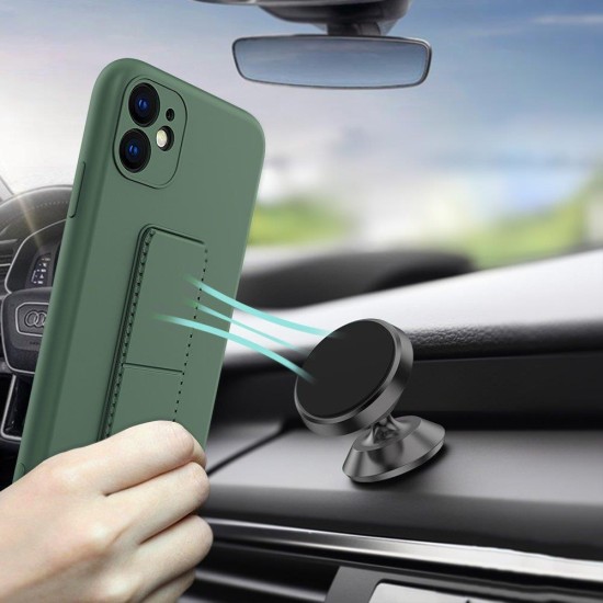 Θήκη Wozinsky Kickstand Case flexible silicone cover with a stand Samsung Galaxy A12 Ανοιχτό Μπλε Θήκη Wozinsky Kickstand Case flexible silicone cover with a stand Samsung Galaxy A12 Ανοιχτό Μπλε