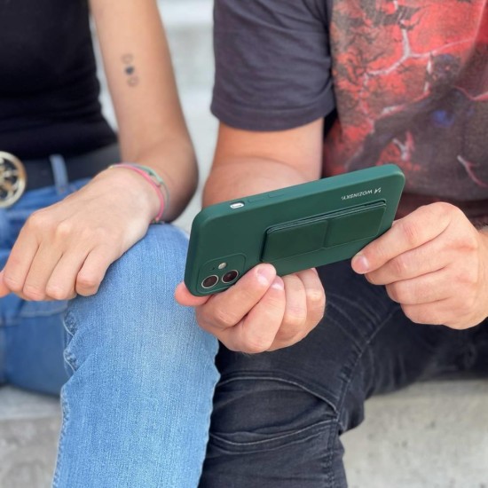 Θήκη Wozinsky Kickstand Case flexible silicone cover with a stand Samsung Galaxy A12 Ανοιχτό Μπλε Θήκη Wozinsky Kickstand Case flexible silicone cover with a stand Samsung Galaxy A12 Ανοιχτό Μπλε
