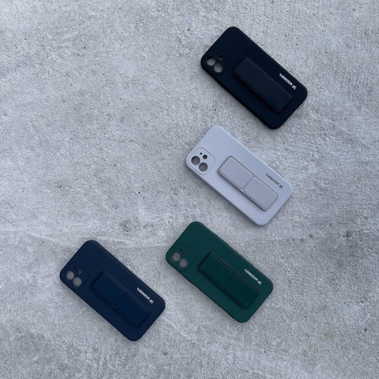 Θήκη Wozinsky Kickstand Case flexible silicone cover with a stand Samsung Galaxy A12 Ανοιχτό Μπλε Θήκη Wozinsky Kickstand Case flexible silicone cover with a stand Samsung Galaxy A12 Ανοιχτό Μπλε