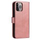 Magnet Case κομψή θήκη βιβλίο με βάση στήριξης για iPhone 13 Pro Max Ροζ