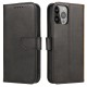 Magnet Case κομψή θήκη βιβλίο με βάση στήριξης για iPhone 13 Pro Μαύρο