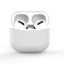 Case for AirPods 3 soft silicone earphones case (case C) Λευκό