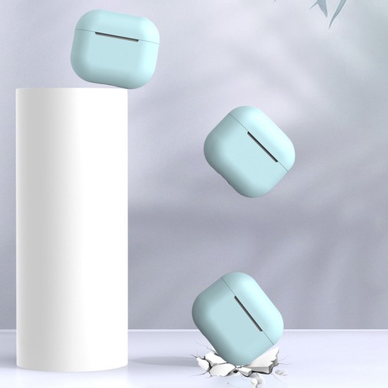 Case for AirPods 3 soft silicone earphones case (case C) Λευκό