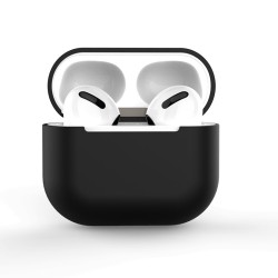 Case for AirPods 3 soft silicone earphones case (case C) Μαύρο
