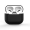 Case for AirPods 3 soft silicone earphones case (case C) Μαύρο