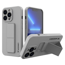 Θήκη Σιλικόνης Wozinsky Kickstand cover with a stand iPhone 13 Pro Max Γκρι