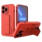 Θήκη Σιλικόνης Wozinsky Kickstand cover with a stand iPhone 13 Pro Max Κόκκινο