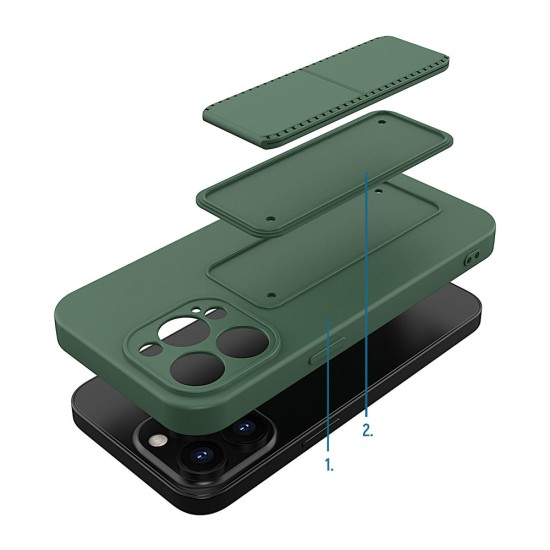 Θήκη Σιλικόνης Wozinsky Kickstand cover with a stand iPhone 13 Pro Κόκκινο Θήκη Σιλικόνης Wozinsky Kickstand cover with a stand iPhone 13 Pro Κόκκινο
