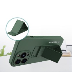 Θήκη Σιλικόνης Wozinsky Kickstand cover with a stand iPhone 13 Pro Μπλε