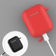 Case for AirPods Pro silicone soft case for headphones + keychain carabiner pendant (case D) Ροζ