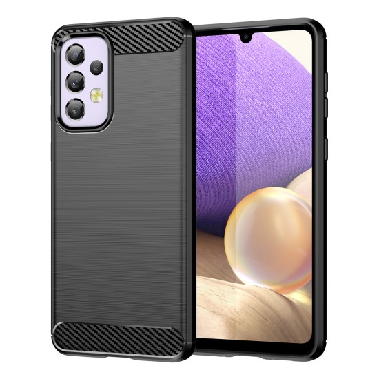 Hurtel Carbon Back Cover Σιλικόνης (Galaxy A33) Μαύρο Hurtel Carbon Back Cover Σιλικόνης (Galaxy A33) Μαύρο
