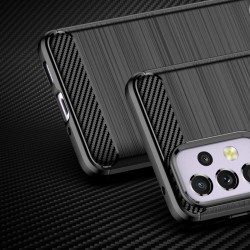 Hurtel Carbon Back Cover Σιλικόνης (Galaxy A33) Μαύρο