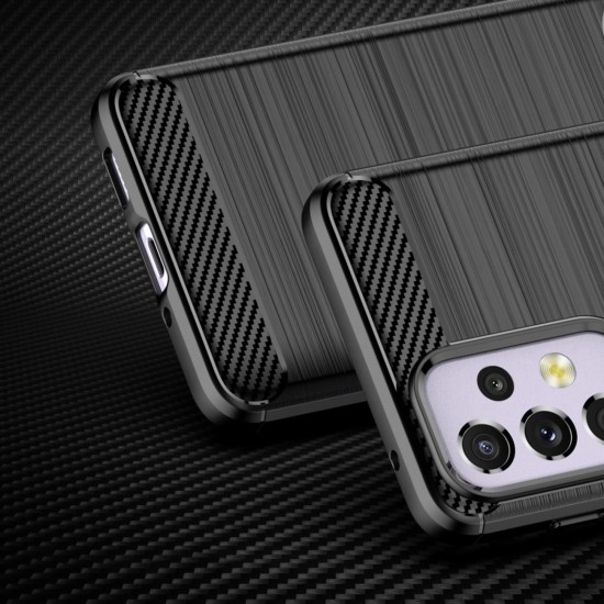 Hurtel Carbon Back Cover Σιλικόνης (Galaxy A33) Μαύρο Hurtel Carbon Back Cover Σιλικόνης (Galaxy A33) Μαύρο