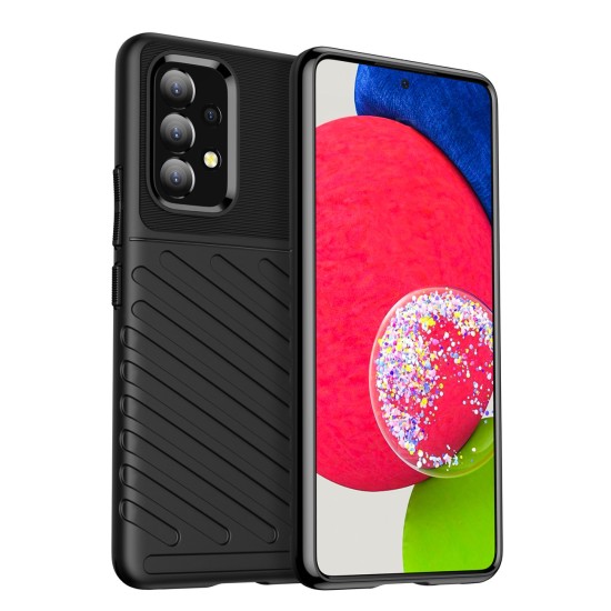 Thunder Case Flexible Tough Rugged Cover TPU Θήκη για Samsung Galaxy A53 5G μαύρο Thunder Case Flexible Tough Rugged Cover TPU Θήκη για Samsung Galaxy A53 5G μαύρο