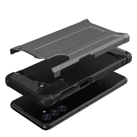 Carbon Case Flexible Cover Sleeve for Samsung Galaxy A13 5G black
