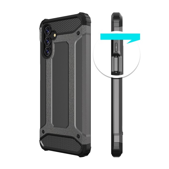 Carbon Case Flexible Cover Sleeve for Samsung Galaxy A13 5G black