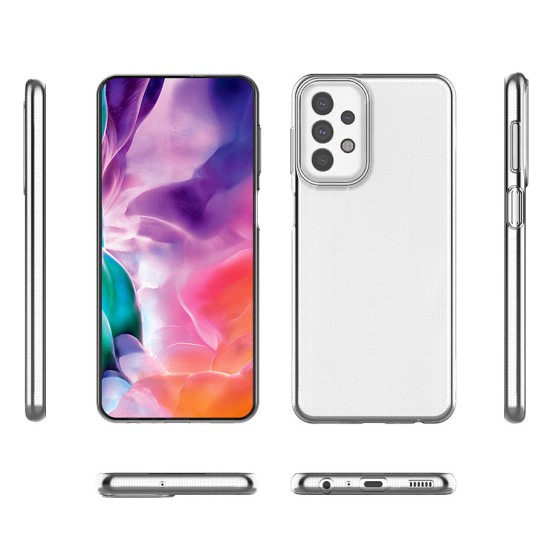 Gel case cover for Ultra Clear 0.5mm Samsung Galaxy A23 Διάφανο