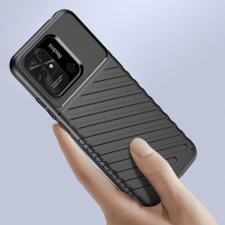 Hurtel Thunder Back Cover Σιλικόνης Ανθεκτική Μαύρο (Redmi 10C) Hurtel Thunder Back Cover Σιλικόνης Ανθεκτική Μαύρο (Redmi 10C)