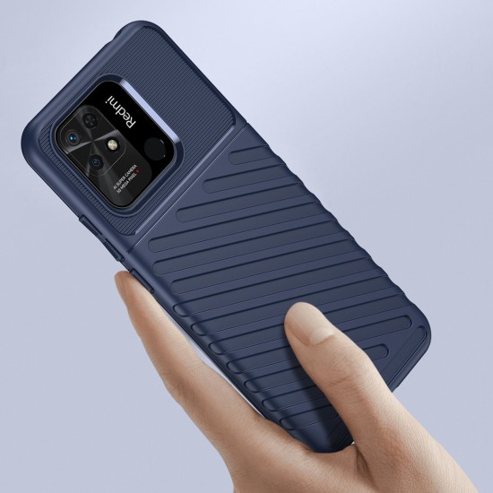 Hurtel Thunder Back Cover Σιλικόνης Ανθεκτική Μπλε (Redmi 10C) Hurtel Thunder Back Cover Σιλικόνης Ανθεκτική Μπλε (Redmi 10C)
