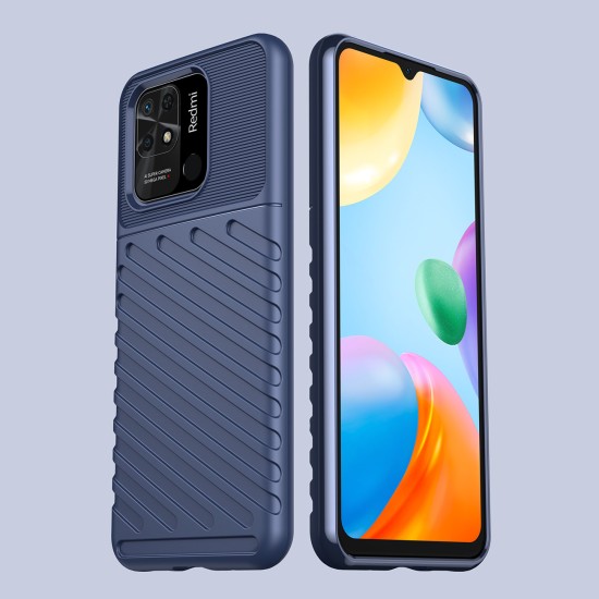Hurtel Thunder Back Cover Σιλικόνης Ανθεκτική Μπλε (Redmi 10C) Hurtel Thunder Back Cover Σιλικόνης Ανθεκτική Μπλε (Redmi 10C)