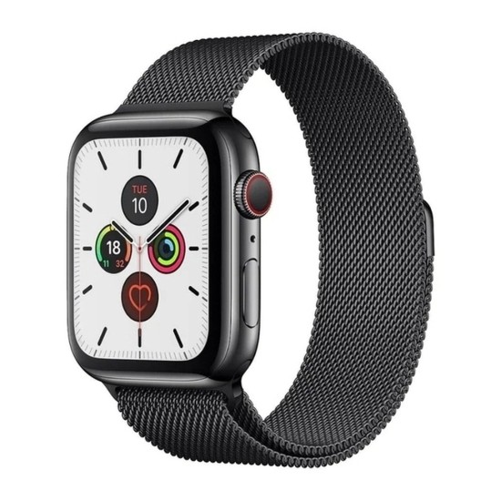 Hurtel Magnetic Strap Watch 7 7/8 45mm Magnetic Wristband Bracelet Bangle Μαύρο
