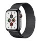 Hurtel Magnetic Strap Watch 7 7/8 45mm Magnetic Wristband Bracelet Bangle Μαύρο