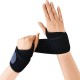 Hurtel Set of two fabric stabilizers with Velcro, black band for right and left wrist (9 inches)