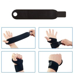Hurtel Set of two fabric stabilizers with Velcro, black band for right and left wrist (9 inches) Hurtel Set of two fabric stabilizers with Velcro, black band for right and left wrist (9 inches)