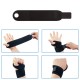 Hurtel Set of two fabric stabilizers with Velcro, black band for right and left wrist (9 inches)