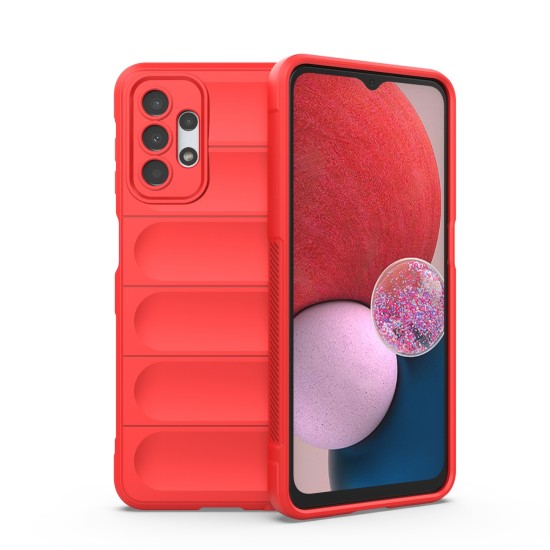 Magic Shield Case for Samsung Galaxy A13 5G flexible armored cover red