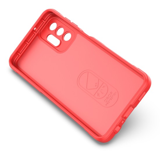 Magic Shield Case for Samsung Galaxy A13 5G flexible armored cover red