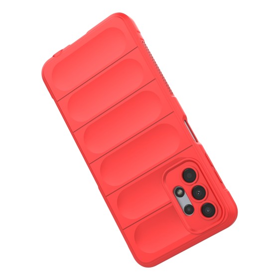 Magic Shield Case for Samsung Galaxy A13 5G flexible armored cover red