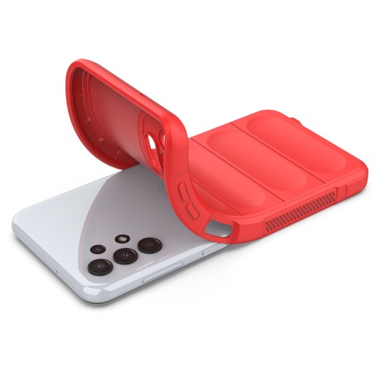 Magic Shield Case for Samsung Galaxy A13 5G flexible armored cover red