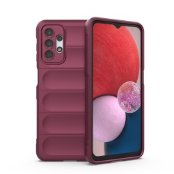 Magic Shield Case for Samsung Galaxy A13 5G Flexible Armored Sleeve Μπορντό