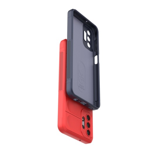 Magic Shield Case for Samsung Galaxy A13 5G Flexible Armored Sleeve Μπορντό